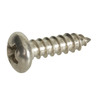 316 Pan Phillips Screws - Stainless Steel  - 10G x 18mm - Pack of 8