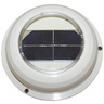 Solar Powered Air Vents - White ABS Plastic