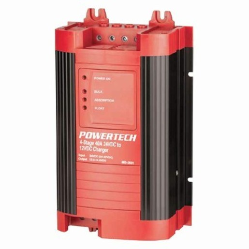 4-Stage 24V to 12V DC to DC Battery Charger, 40A 4-Stage 24V to 12V DC to DC Battery Charger, 40A
